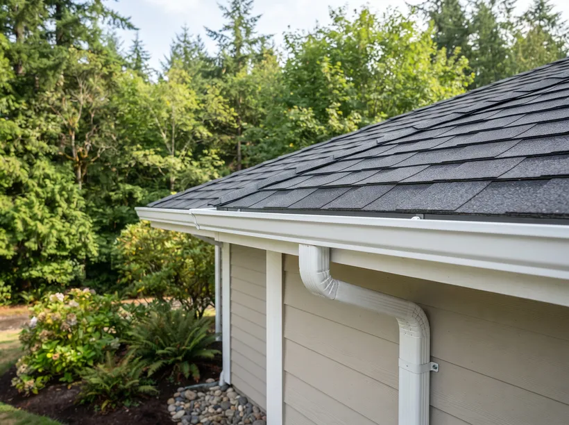 New seamless gutters